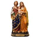 Imagem Sagrada Família com Manto Detalhado 20cm - Decoração com Fé®