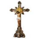 Crucifixo de Mesa Jesus Recaido em Resina 30cm®