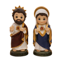 Kit Imagens Sagrado Coração de Jesus e Maria em Resina 10cm - Pequenos Anjos®