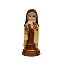 Imagem Santa Terezinha em Resina 7cm - Pequenos Anjos®