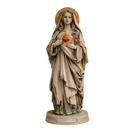 Imagem Sagrado Coração de Maria 22cm Marmorizado - Decoração com Fé®