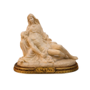 Imagem Nossa Senhora da Pietá 10cm Resina e Dourado - Decoração com Fé®