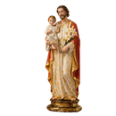 Imagem São José e Menino Jesus 20cm Resina - Decoração com Fé®