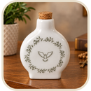 Frasco para Água Benta Divino Espírito Santo em Porcelana®
