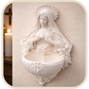 Porta Água Benta Sagrado Coração de Maria®