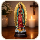 Imagem Nossa Senhora de Guadalupe 15cm em Resina - Decoração com Fé®