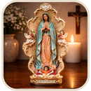 Imagem Nossa Senhora de Guadalupe 20cm em Resina - Decoração com Fé®