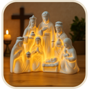 Presépio em Porcelana Iluminada 18cm®