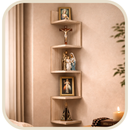 Nicho de Canto Marrom para Imagens Sacra®