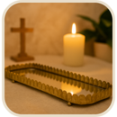 Bandeja Dourada para Imagens Sacras®