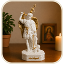 Imagem Arcanjo São Miguel do Monte 20cm - Decoração com Fé®