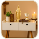 Mesa para Oratório com Gavetas Dupla®