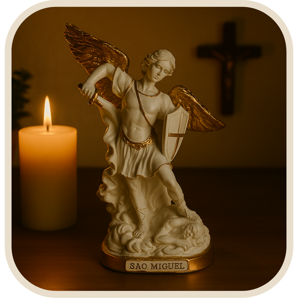 Imagem São Miguel 20cm - Decoração com Fé®