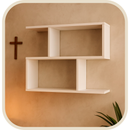 Nicho Duplo com Suporte Invisível para Imagens Sacras®