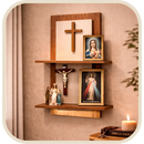 Móvel Oratório Madeirado para Imagens Sacra®