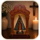 Kit Capela + Imagem Nossa Senhora Aparecida Italiana 20cm®
