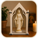 Kit Capela com Acrílico e Nossa Senhora das Graças 32cm®
