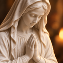 Imagem Virgem Maria Orando 15cm - Borda Santa ®