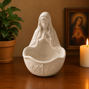 Porta Água Benta de Mesa Virgem Maria em Oração®