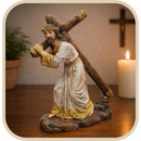 Imagem Nosso Senhor dos Passos 29cm Resina - Decoração com Fé®