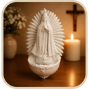 Porta Água Benta Nossa Senhora Aparecida em Resina®