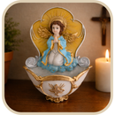 Porta Água Benta Anjo da Guarda em Resina®