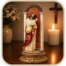 Imagem Jesus Batendo a Porta 30cm  - Decoração com Fé®