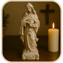 Imagem Santa Edwiges Marmorizado 20cm - Decoração com Fé®