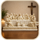 Imagem Santa Ceia 15cm Resina - Decoração com Fé®