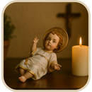 Imagem Menino Jesus Coroado 15cm - Decoração com Fé®