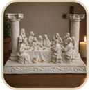 Imagem Santa Ceia 28cm Resina - Decoração com Fé®