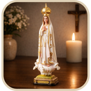 Imagem Nossa Senhora de Fátima com Coroa 30cm em Resina - Decoração com Fé®