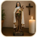 Imagem Santa Terezinha 20cm Resina - Decoração com Fé®