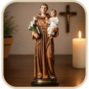 Imagem Santo Antônio 30cm Resina - Decoração com Fé®