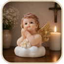 Imagem Anjinho em Resina 7cm - Pequenos Anjos®
