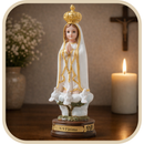 Imagem Nossa Senhora de Fátima em Resina 12cm - Pequenos Anjos®