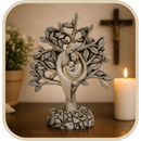 Adorno de Mesa Arvore com Sagrada Família - Proteção no Lar®