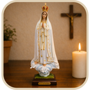 Imagem Nossa Senhora De Fátima 50cm de Resina C/ Coroa - Decoração com Fé®