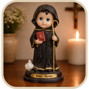 Imagem São Bento em Resina 10cm - Pequenos Anjos®