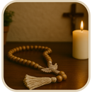 Terço de Mesa Grande Artesanal em Madeira 67cm®