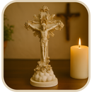 Crucifixo de Mesa Barroco em Resina 31cm®