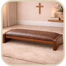 Ajoelhador Madeira Maciça em Couro®