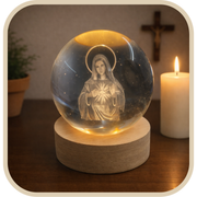Luminária Sagrado Coração de Maria