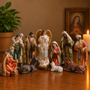 Presépio Completo 11 Peças Detalhadas em Resina®