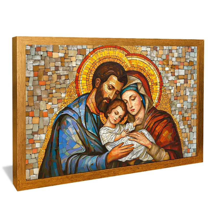 Quadro Sagrada Família em Mosaico®