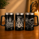 Copo Térmico Nossa Senhora Aparecida com Canudo 1200ml®