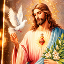 Luminária Jesus Cristo e Espirito Santo - Lumifé®