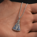 Colar Masculino Nossa Senhora Aparecida em Aço Inox®
