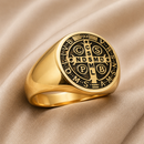 Dedeira São Bento Dourada com Acabamento Ouro 18K®