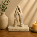 Porta-Terço Decorativo Mãos em Oração Nude®
